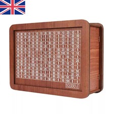 Wooden Money Box with Counter