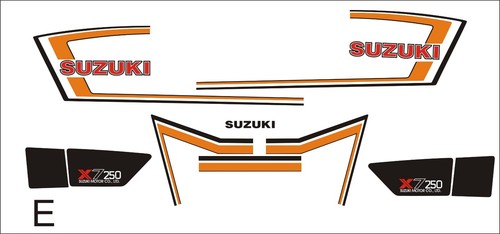 Replacement decals suzuki - replacement,