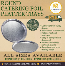 Round Aluminium Foil Platters