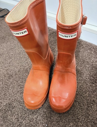 Hunter wellies red - uk, 4