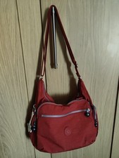 Kipling Defea Large Shoulder Hand Bag In Orange Colour.Pre Own.