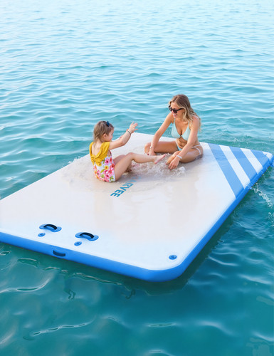 Inflatable floating water dock - inflatable,