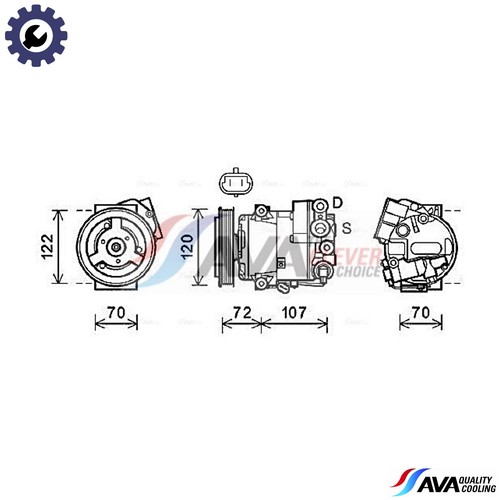 Compressor air conditioning - air,