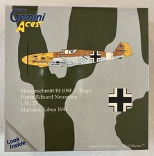 1/72 Gemini Aces GALFT3003 Bf-109F-2 Trop. Hptm. Eduard Neumann. Libya 1941. NEW