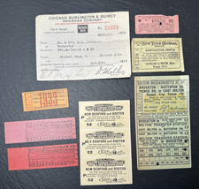 LOT OF VINTAGE RAILROAD / BUS