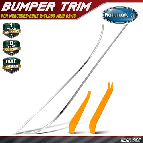 Rear chrome bumper - chrome, molding
