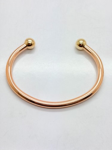 9ct yellow solid gold torque - 9ct,
