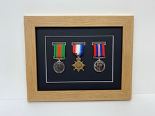 Military Medal Frame 3 Medals
