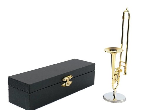 Trombone with stand gift case - with,