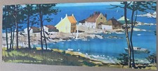 CHRISTCHURCH HARBOUR HAMPSHIRE ORIG BR SR RAILWAY CARRIAGE PRINT 1965 LANGHAMMER