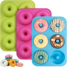 6-Cavity Silicone Donut Moulds