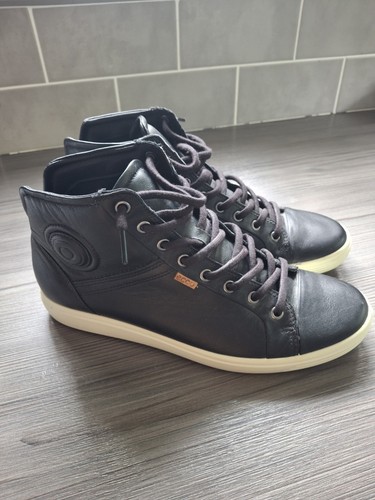 Ecco black leather - black, soft
