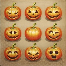 20 x Halloween Pumpkin Paper