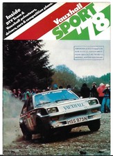 Vauxhall Motor Sport 1978 UK Market Brochure Chevette Viva Magnum Firenza