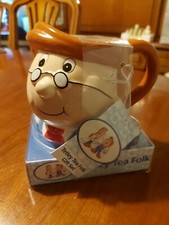 Tetley Tea Folk Gift Set  3D Gaffer Mug Novelty Gift Coffee Cup