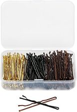 200 x BLACK BROWN Hair Grips