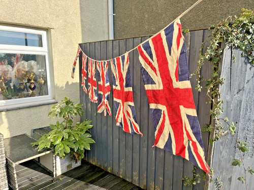 Antique 8ft union jack - antique, united