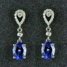 Art Deco Oval Cut Sapphire Lab