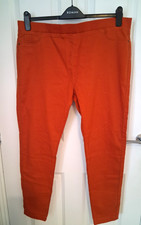 TU Burnt Orange Jeggings Size 18 Regular Skinny Style Two Rear Pockets BNWOT