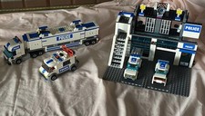 Lego:- City Police Station & Vehicles and Airport, Planes & Vehicle Sets - VGC