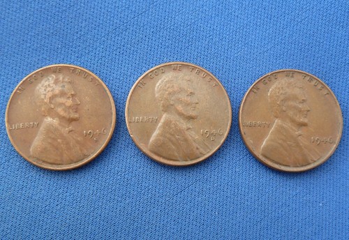American one cent coins - one,