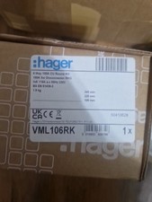 Hager 6 way 100A Consumer Unit