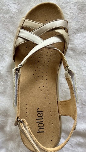 Hotter ivory and cream - and, sandals