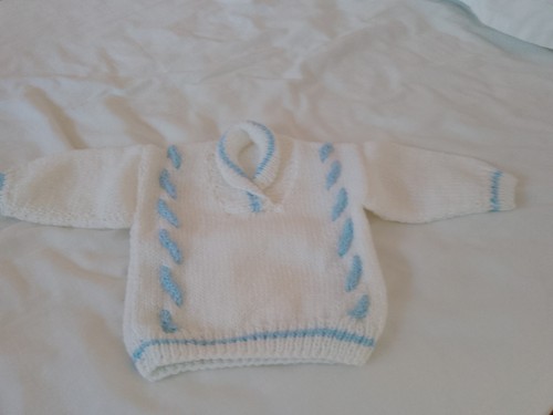 Hand knitted - hand,