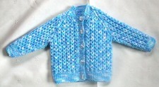 Handmade baby cardigan 0-3