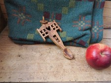 Vintage Welsh Love Spoon Oak