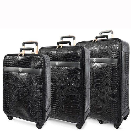 Croc print leather - print, pu