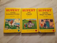 rupert little bear library X 3