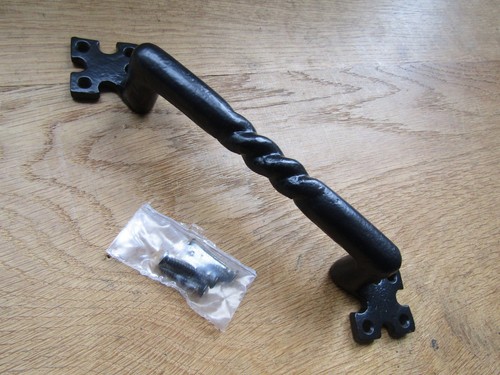 Rustic iron door pull handle