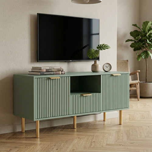 Stand green scandinavian tv - tv,