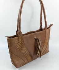 Dents Brown Leather Handbag