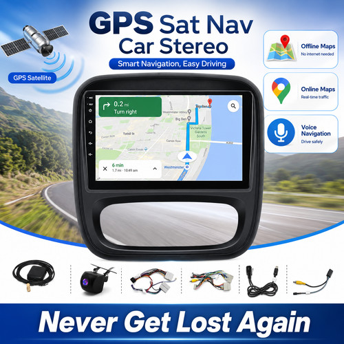Android15 gps sat nav - 9",