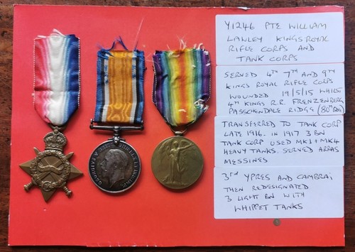 Unusual ww1 medal trio pte - medal, trio-