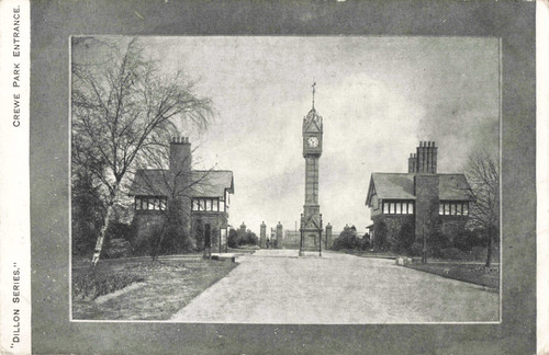 Crewe park entrance - crewe,