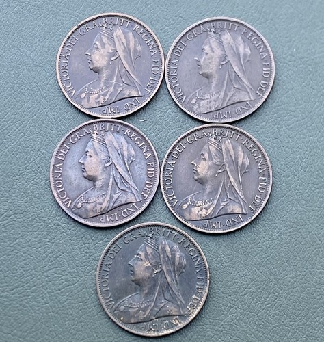 Victoria pennies 1896 - oh,