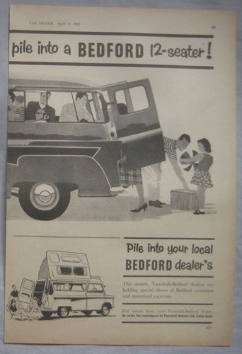 1962 bedford seater models - 1962,