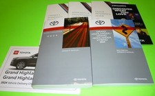 2024 TOYOTA GRAND HIGHLANDER OWNERS MANUAL SET GUIDE 24 XLE LIMITED Platinum
