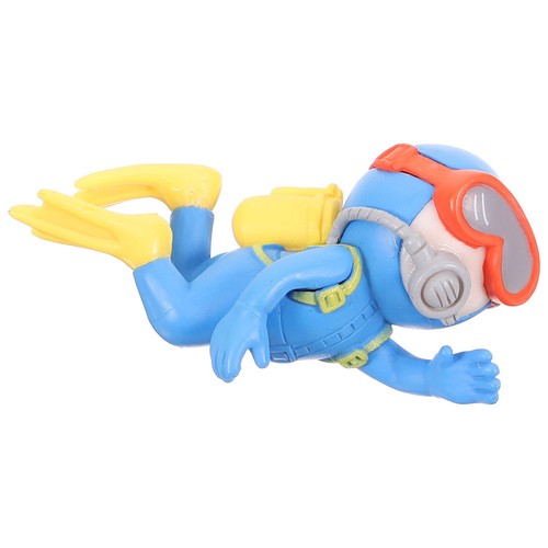 Resin floating diver - resin, aquarium