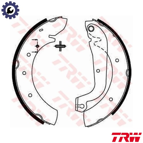 Brake shoe set - gs8207, for