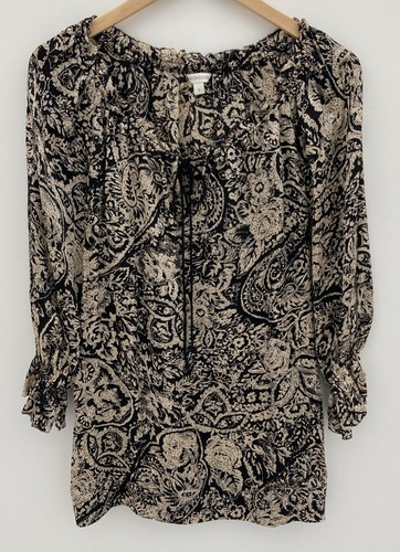 Monsoon silk floral tunic top - floral,