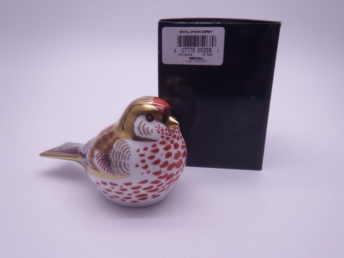 Royal crown derby - crown, redpoll