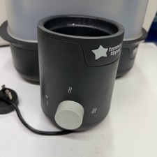 Tommee Tippee Super Steam Advanced Electric Steriliser &Bottle Food Warmer Black