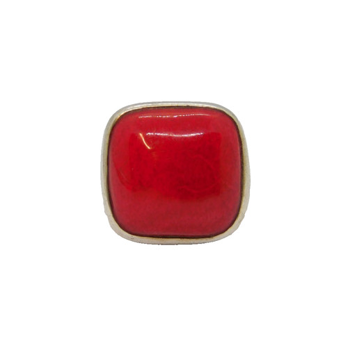 Sterling silver chunky red - sterling,