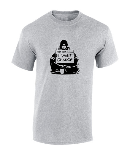 Keep your coins mens shirt - your,