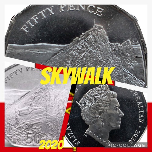 Gibraltar coin 50p - coin,