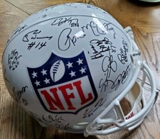 Multi Autographed NFL Logo